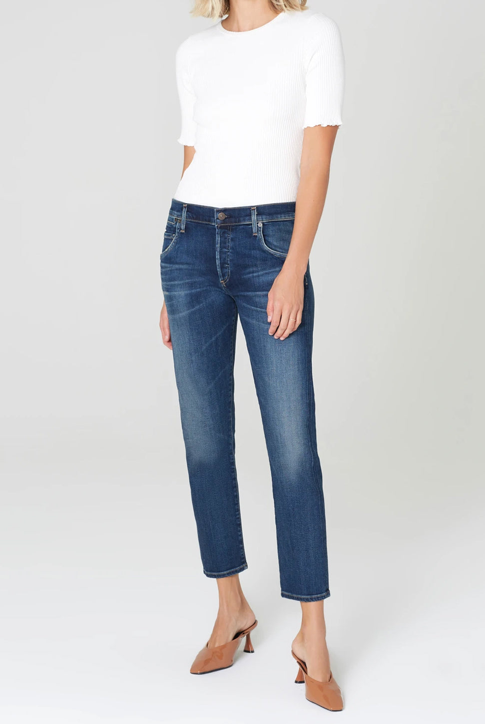 Emerson Slim Fit Boyfriend Jean - Blueridge-Citizens of Humanity-Over the Rainbow