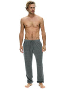 5 Stripe Sweatpant - Heather Grey-AVIATOR NATION-Over the Rainbow