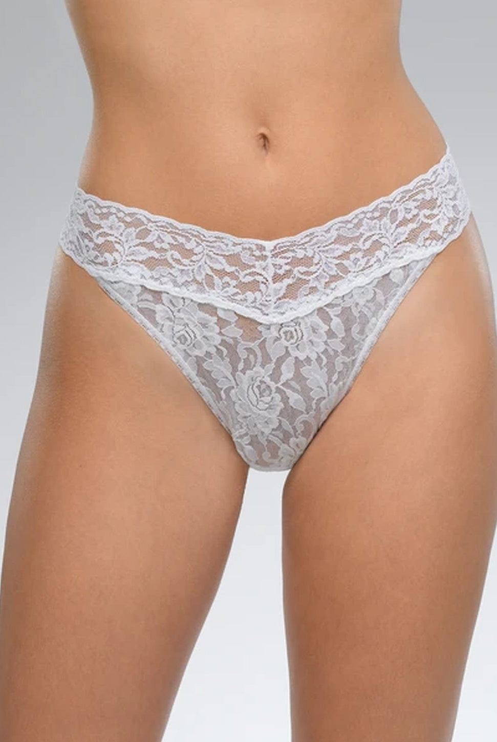 Signature Lace Original Rise Thong - Primary Colours-Hanky Panky-Over the Rainbow