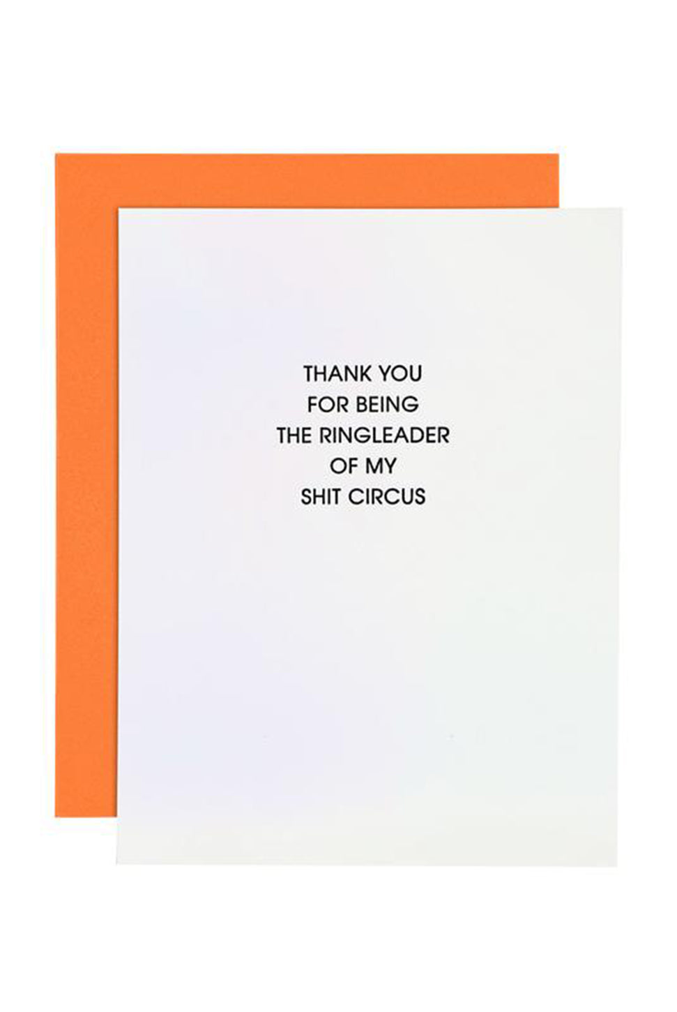 Shit Circus - Letterpress Card-CHEZ GAGNE LETTERPRESS-Over the Rainbow