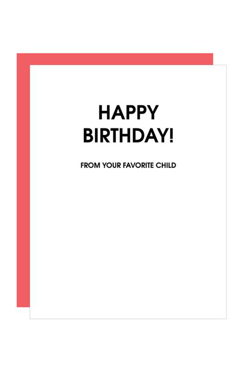 Fave Child Bday - Letterpress Card-CHEZ GAGNE LETTERPRESS-Over the Rainbow