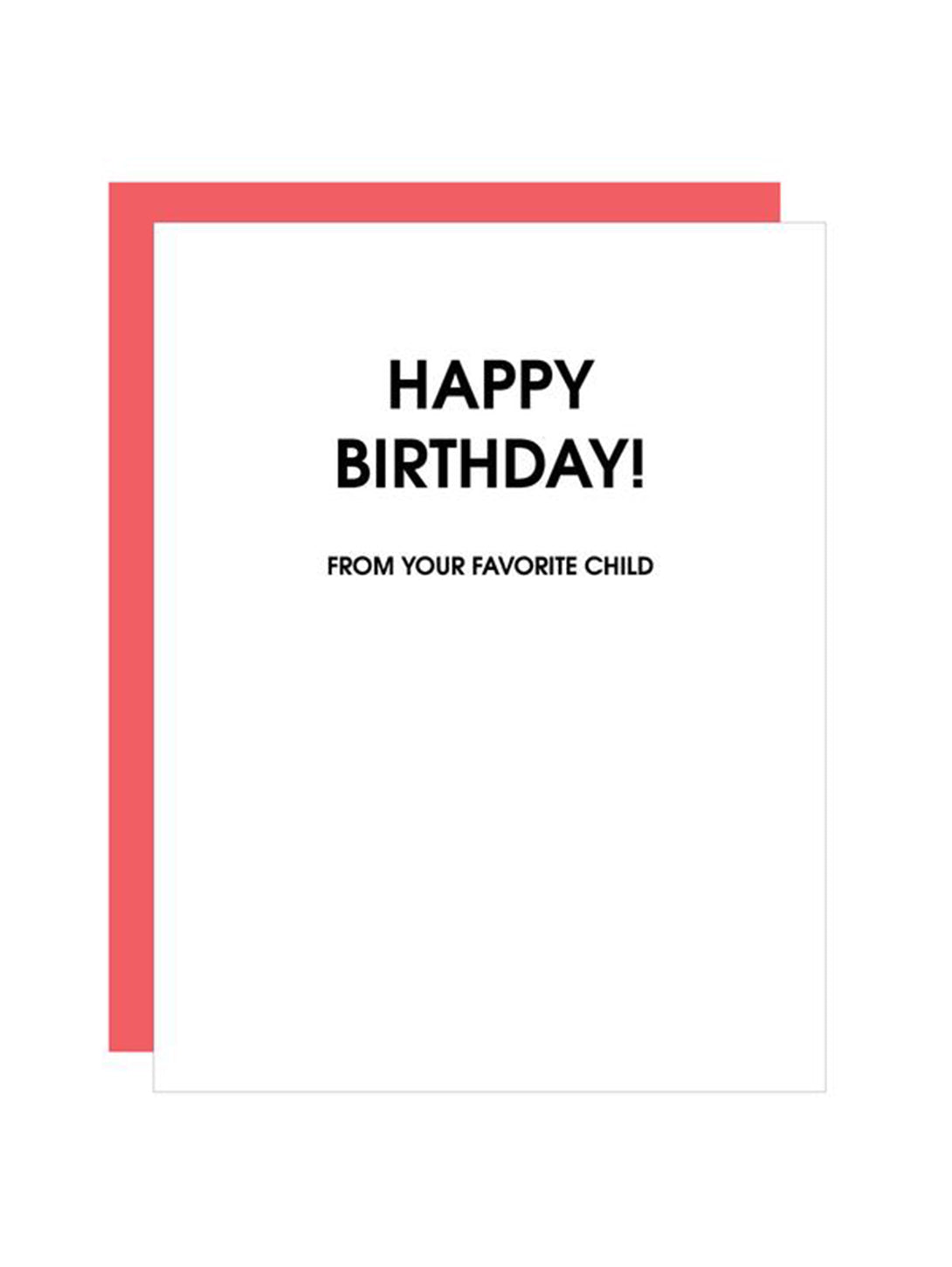 Fave Child Bday - Letterpress Card-CHEZ GAGNE LETTERPRESS-Over the Rainbow