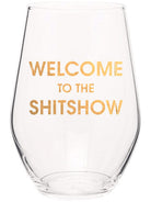 Wine Glasses-CHEZ GAGNE LETTERPRESS-Over the Rainbow