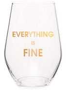 Wine Glasses-CHEZ GAGNE LETTERPRESS-Over the Rainbow