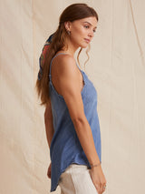 Frayed Cami Top - Med Ombre-Bella Dahl-Over the Rainbow