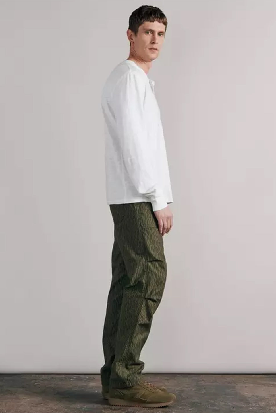 Long Sleeve Classic Henley - White-RAG + BONE-Over the Rainbow