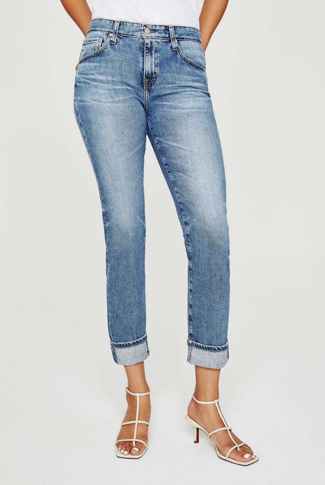 Ex-Boyfriend Slim Straight Jean - 16 Years Hudson-AG Jeans-Over the Rainbow