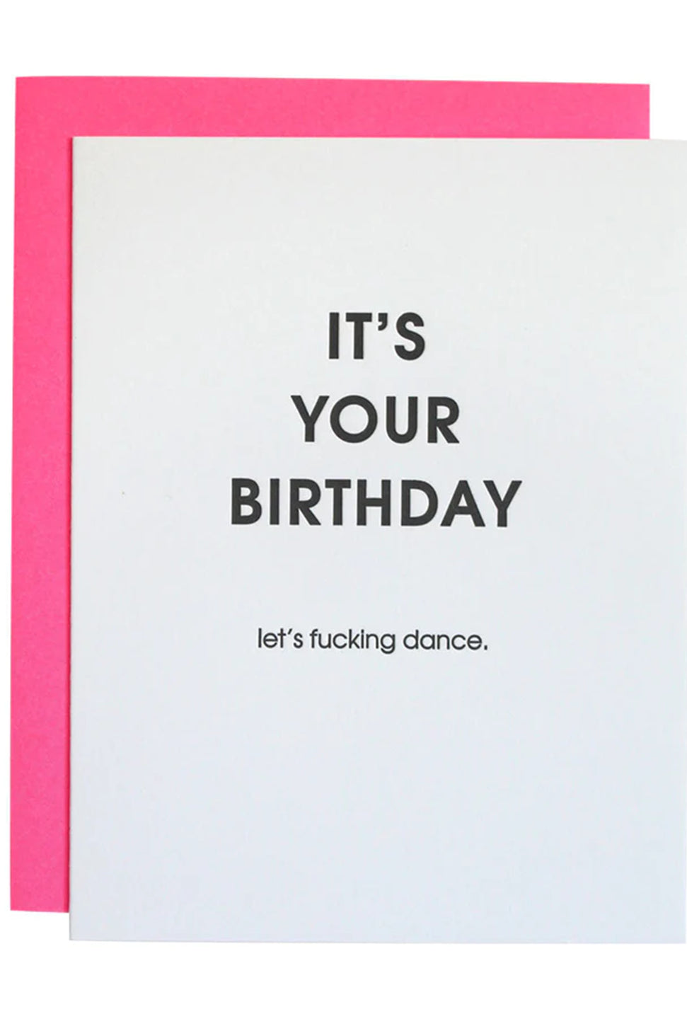 It's Your Birthday! Let's Dance!- Letterpress Card-CHEZ GAGNE LETTERPRESS-Over the Rainbow