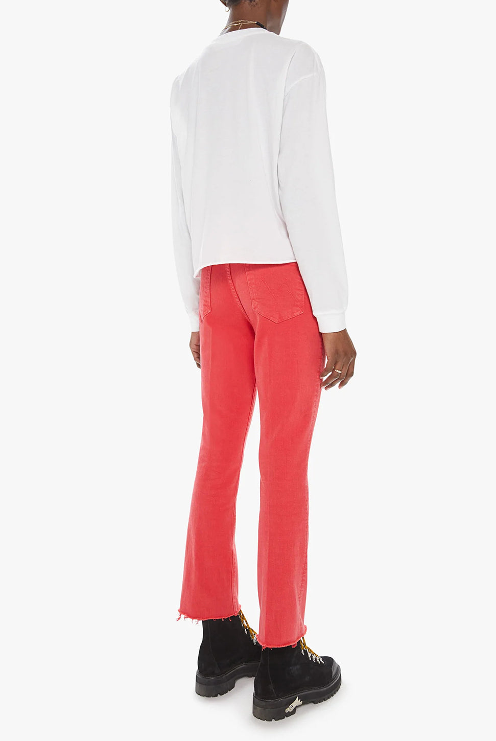 The Hustler Ankle Fray Bootcut Jean - Mars Red-Mother-Over the Rainbow