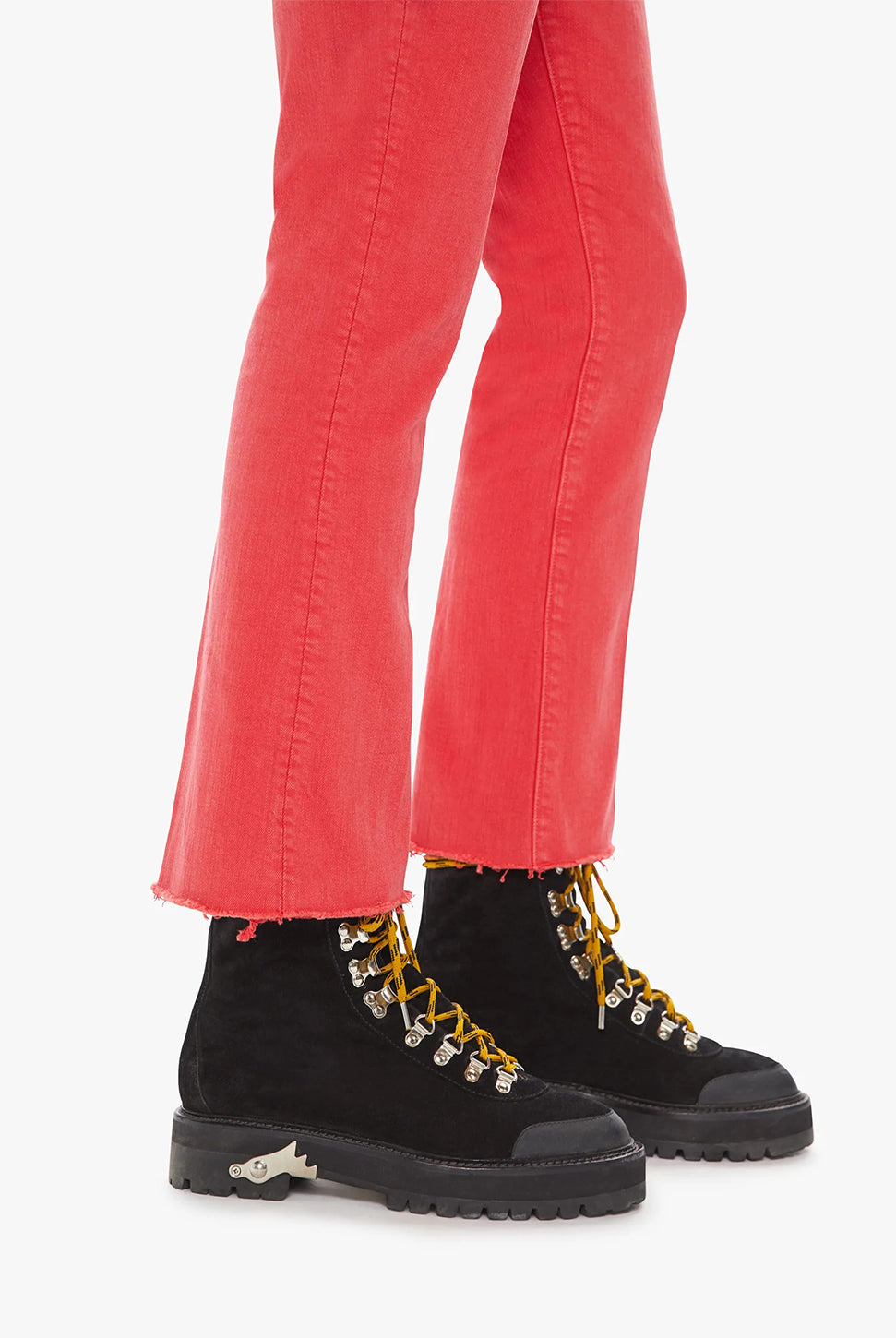 The Hustler Ankle Fray Bootcut Jean - Mars Red-Mother-Over the Rainbow