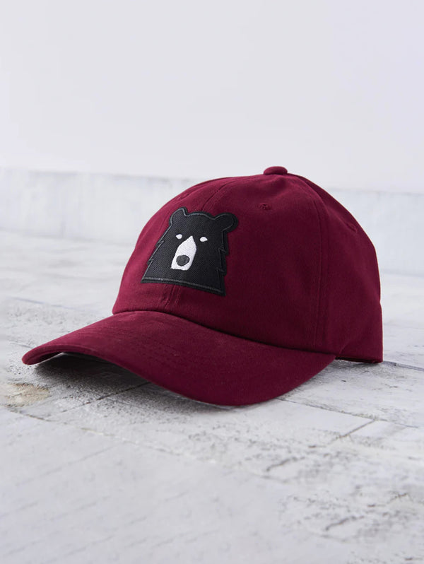 NSTP Bear Camp Hat - Maroon-North Standard Trading Post-Over the Rainbow