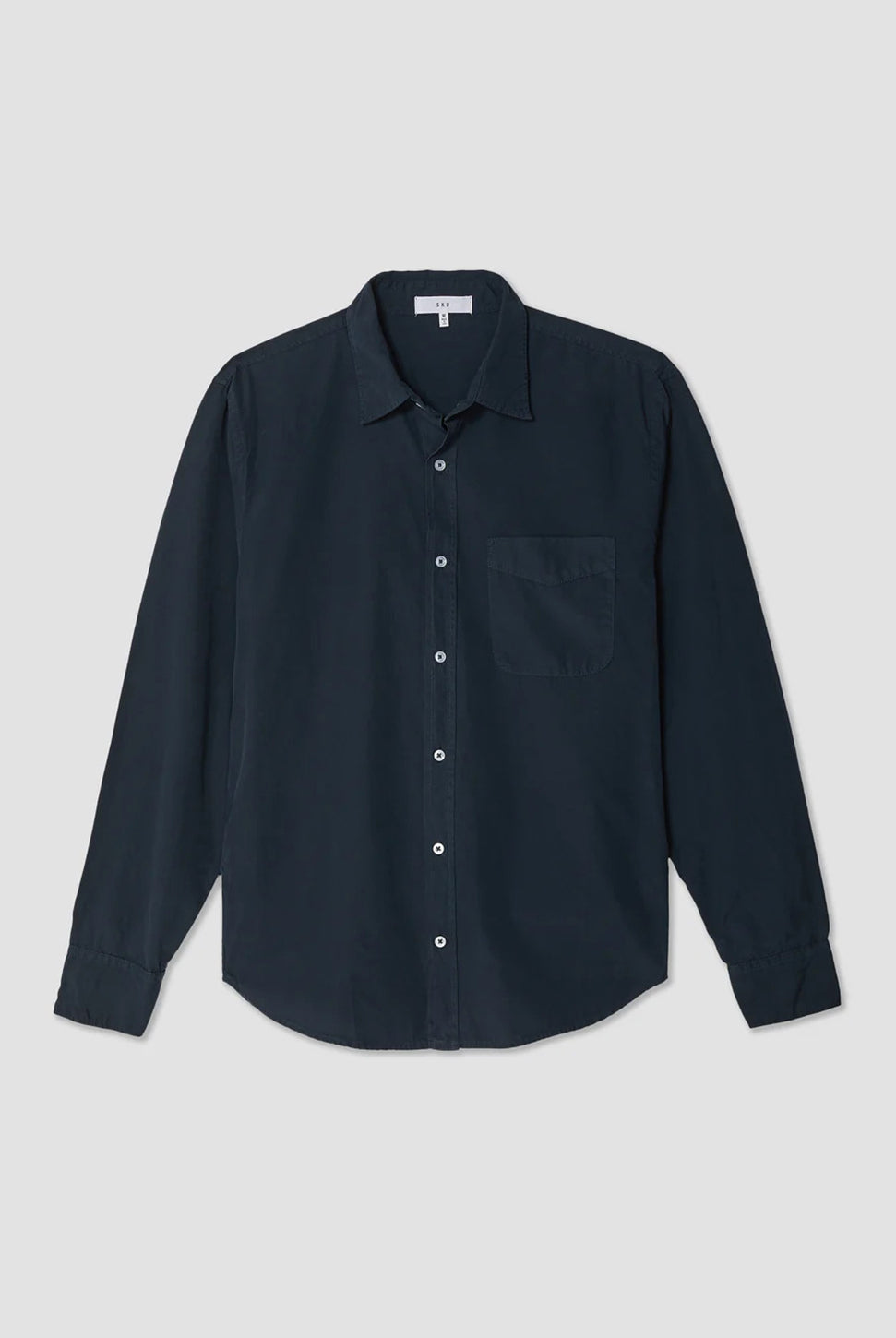 Poplin Standard Shirt - Navy-SAVE KHAKI-Over the Rainbow
