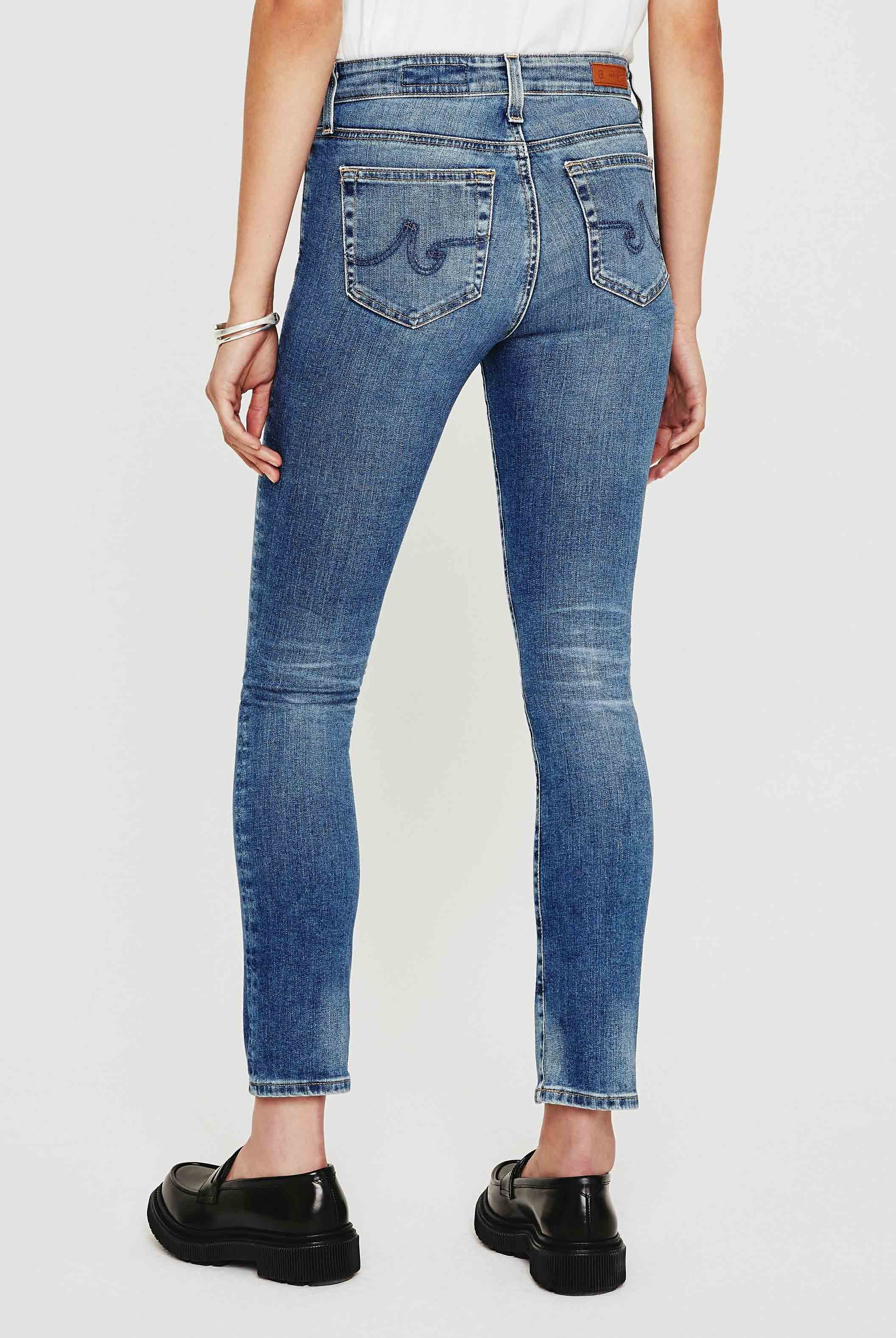 Mari Mid Rise Straight Jean - 15 Yr Shoreline-AG Jeans-Over the Rainbow