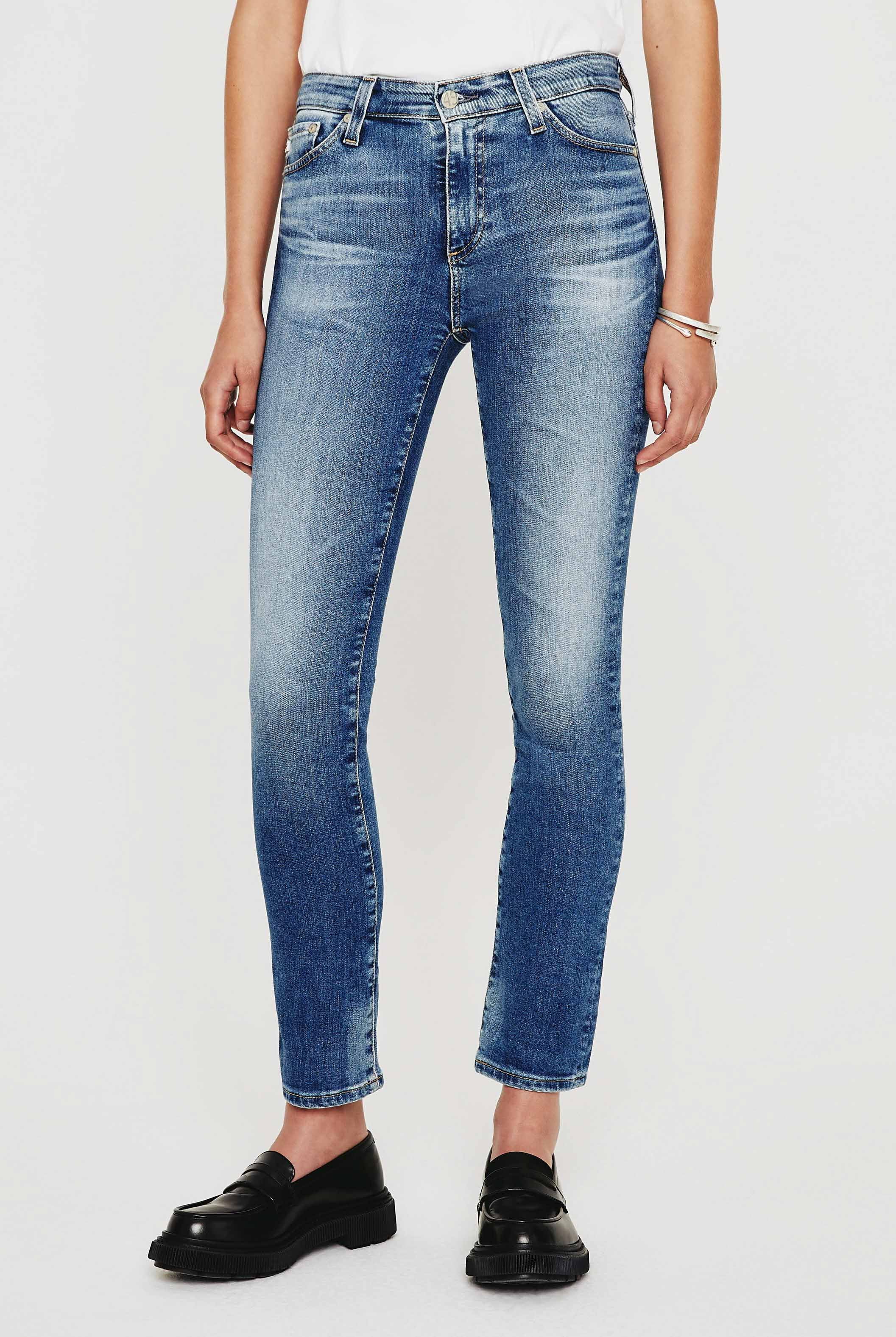 Mari Mid Rise Straight Jean - 15 Yr Shoreline-AG Jeans-Over the Rainbow