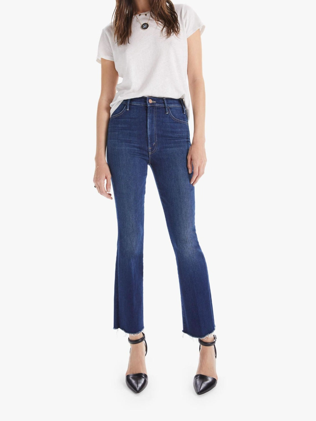 Hustler Ankle Fray Bootcut Jean Home Movies