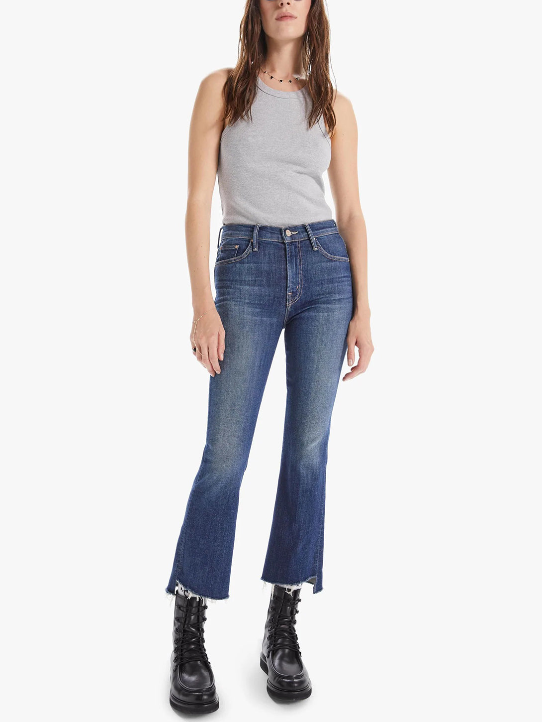 Insider Crop Step Fray Ankle Jean Girl Crush