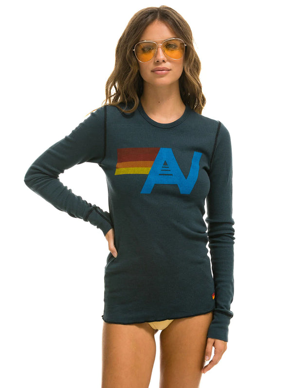 AN Thermal Top - Charcoal-AVIATOR NATION-Over the Rainbow