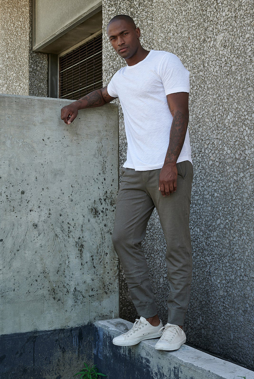 Amaro Slub Short Sleeve T-Shirt - White-Velvet-Over the Rainbow