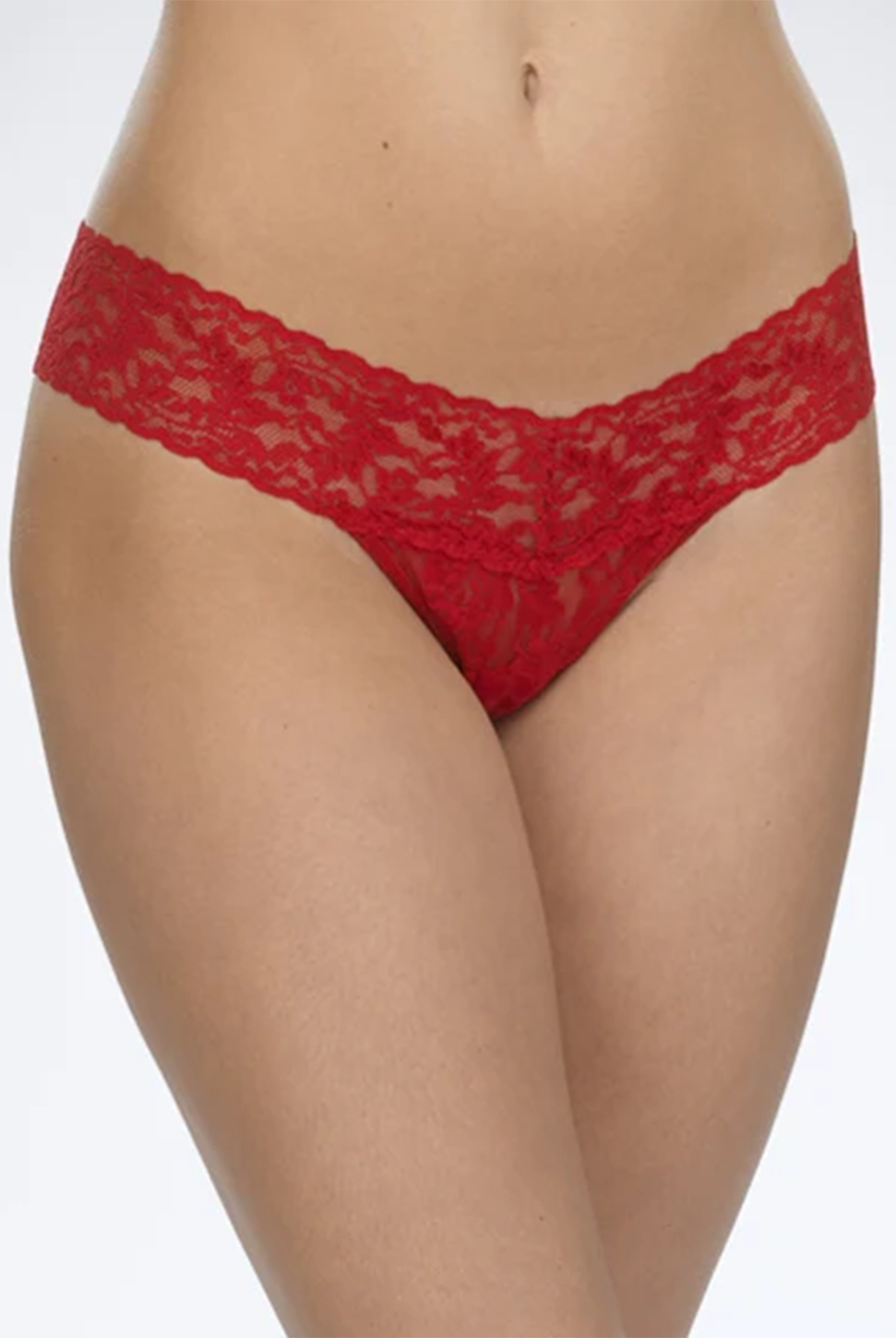 Signature Lace Low Rise Thong - Primary Colours-Hanky Panky-Over the Rainbow