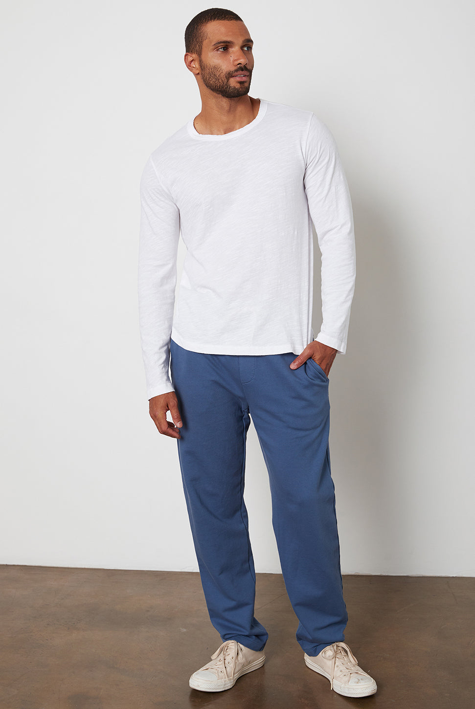 Kai Slub Top - White-Velvet-Over the Rainbow