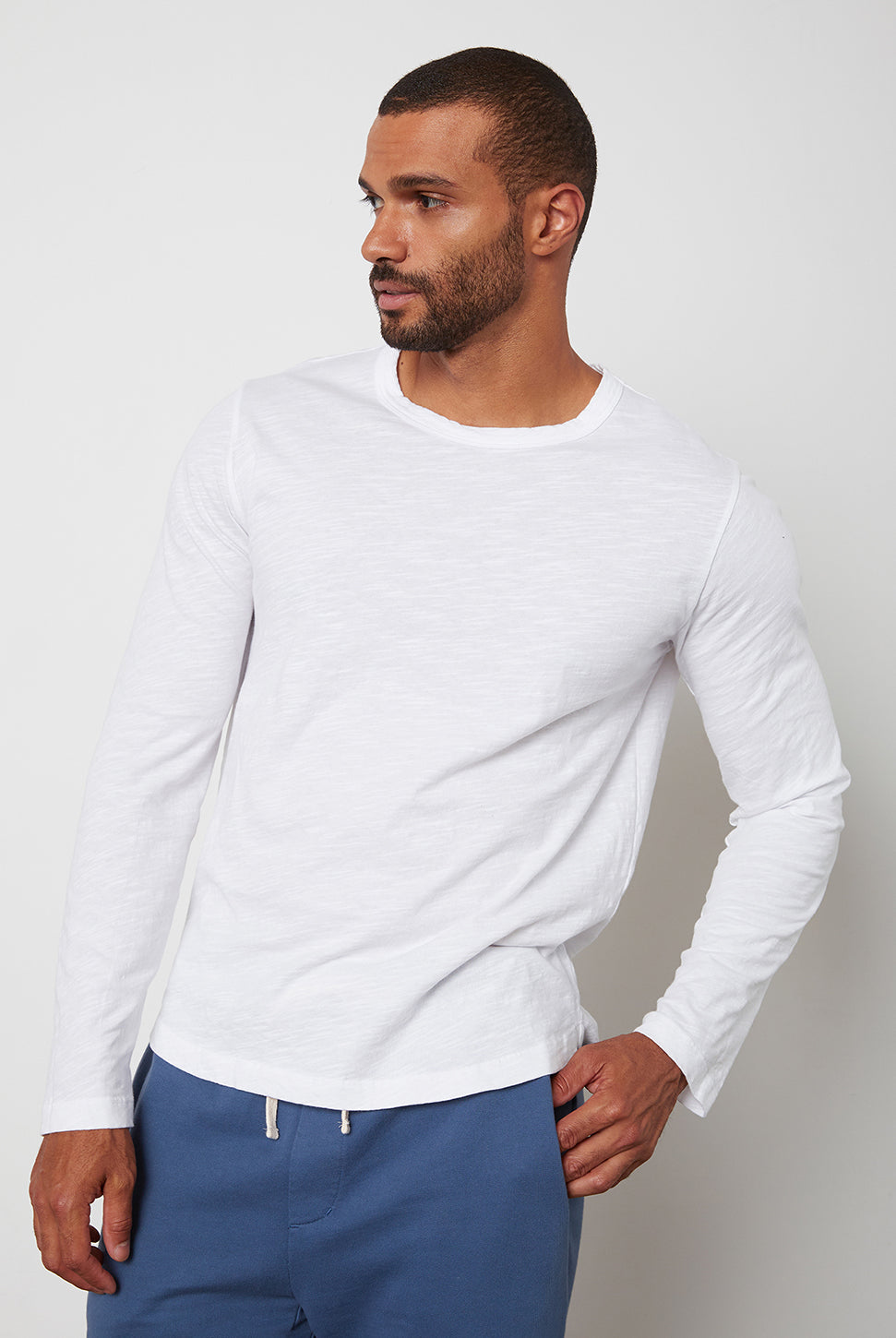 Kai Slub Top - White-Velvet-Over the Rainbow