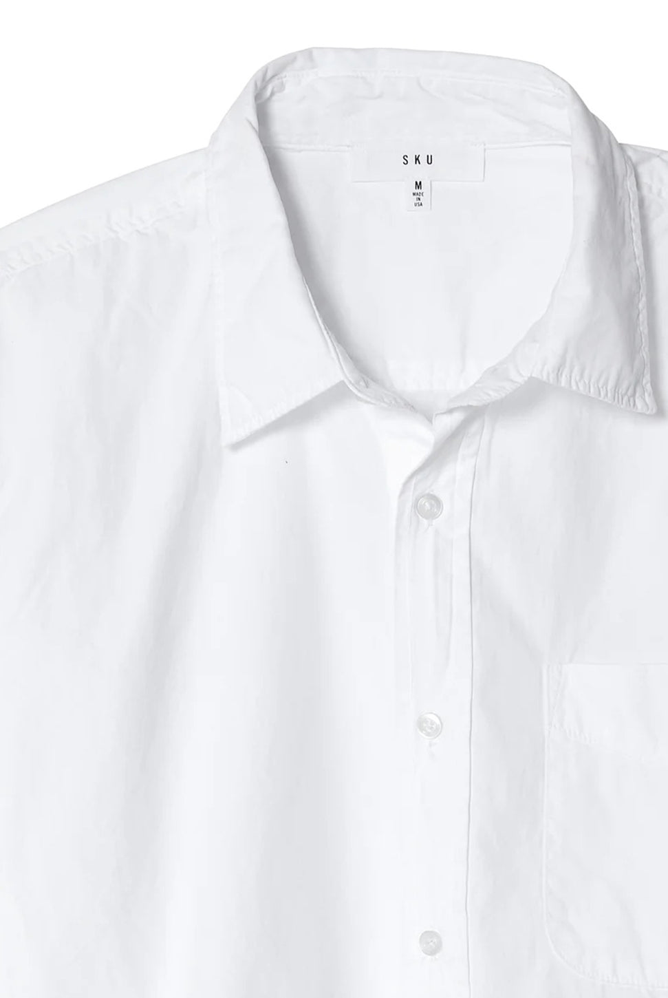Poplin Standard Shirt - White-SAVE KHAKI-Over the Rainbow