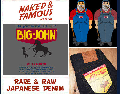 EXCLUSIVE | Naked & Famous x Big John Ltd. WeirdGuy Jean