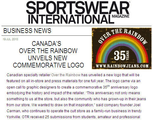 IN THE PRESS | OTR x Sportswear International x 35th Anniversary Coverage