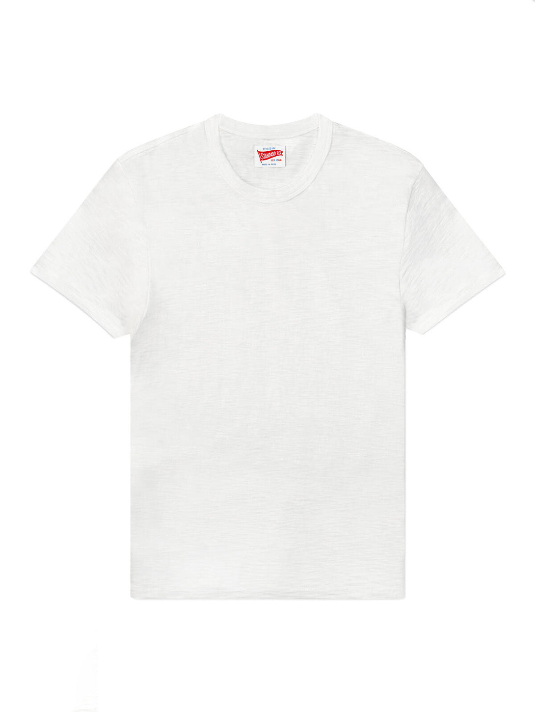 Short Sleeve Slub Tee - Arctic White-STANDARD RECREATION-Over the Rainbow