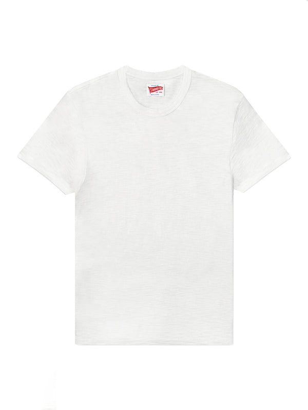 Short Sleeve Slub Tee - Arctic White-STANDARD RECREATION-Over the Rainbow