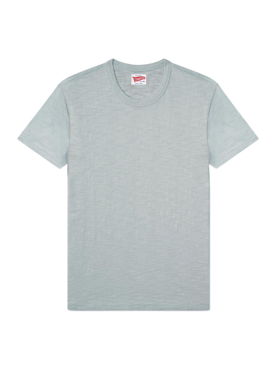 Short Sleeve Slub Tee - Schooner Blue-STANDARD RECREATION-Over the Rainbow