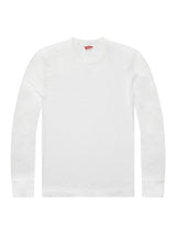 Long Sleeve Slub Tee - Arctic White-STANDARD RECREATION-Over the Rainbow