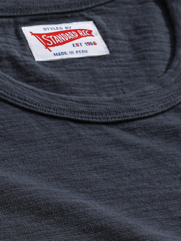 Long Sleeve Slub Tee - Indigo-STANDARD RECREATION-Over the Rainbow