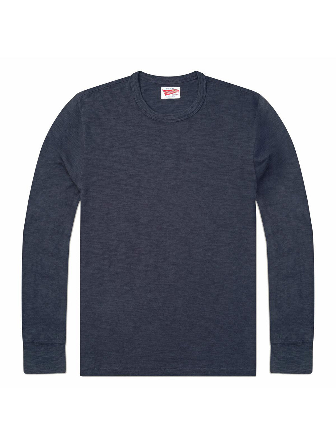 Long Sleeve Slub Tee - Indigo-STANDARD RECREATION-Over the Rainbow