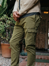 The Nail Cargo Stretch Oxford - Dark Green-HIROSHI KATO-Over the Rainbow