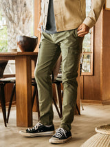 The Nail Cargo Stretch Oxford - Dark Green-HIROSHI KATO-Over the Rainbow