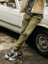 The Nail Cargo Stretch Oxford - Dark Green-HIROSHI KATO-Over the Rainbow