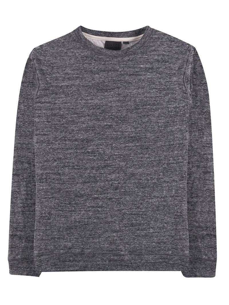 Slim Crew Vintage Doubleface Top - Charcoal-Naked & Famous-Over the Rainbow