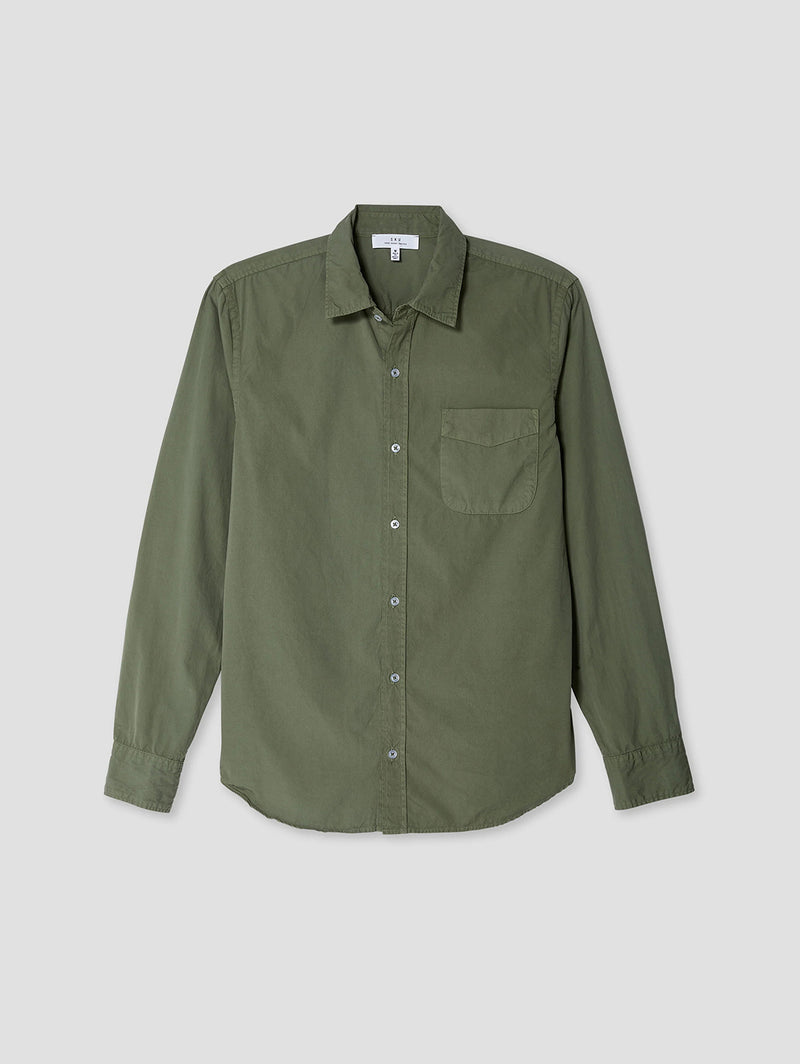 Poplin Standard Shirt - Rye Grass