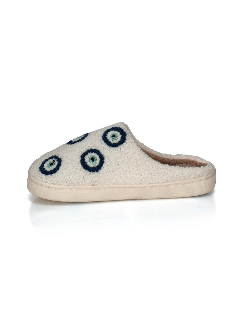 All The Eyes I Need Slippers - Blue