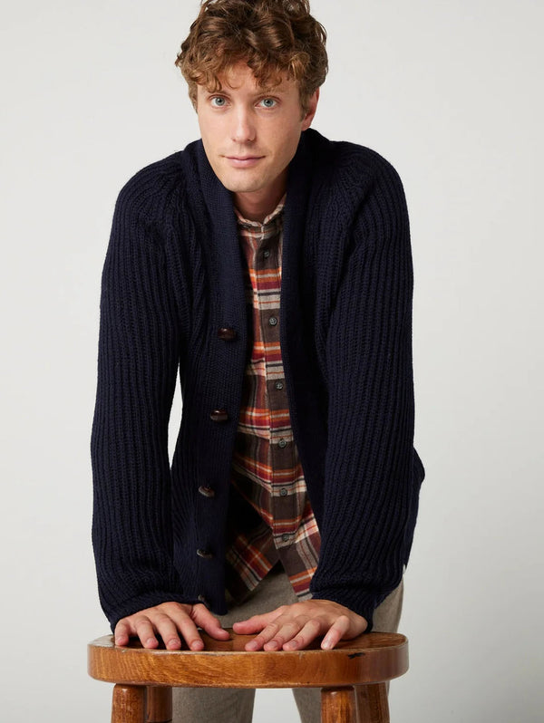 Wilkinson Cardigan - Navy-PEREGRINE-Over the Rainbow