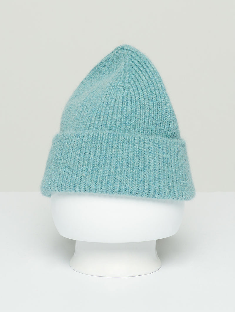 Classic Angora Beanie - Basil-LE BONNET-Over the Rainbow
