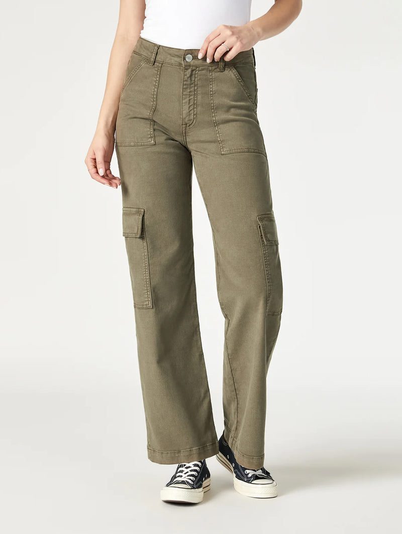 Alva Cargo Pant - Capers Luxe Twill-Mavi-Over the Rainbow