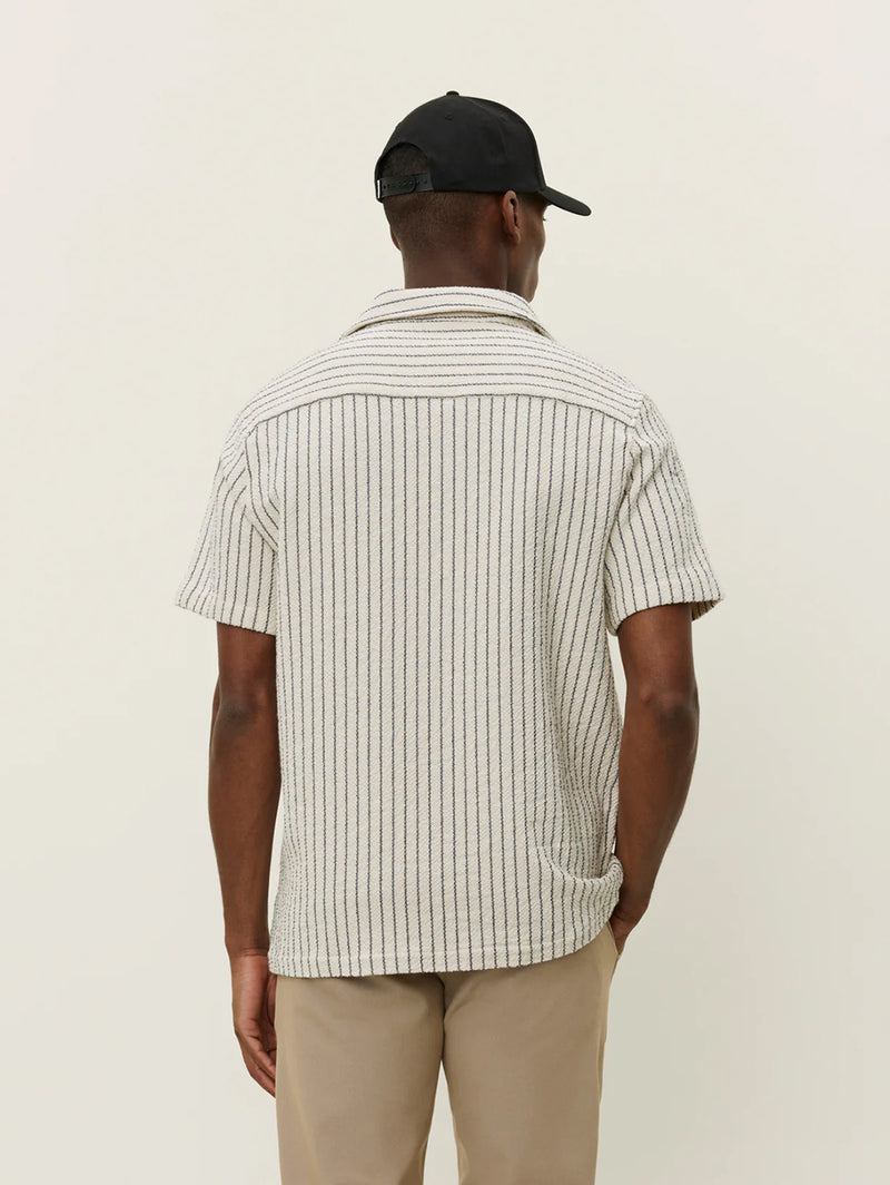 Lesley Structured Short Sleeve Shirt - Ivory
