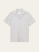 Lesley Structured Short Sleeve Shirt - Ivory