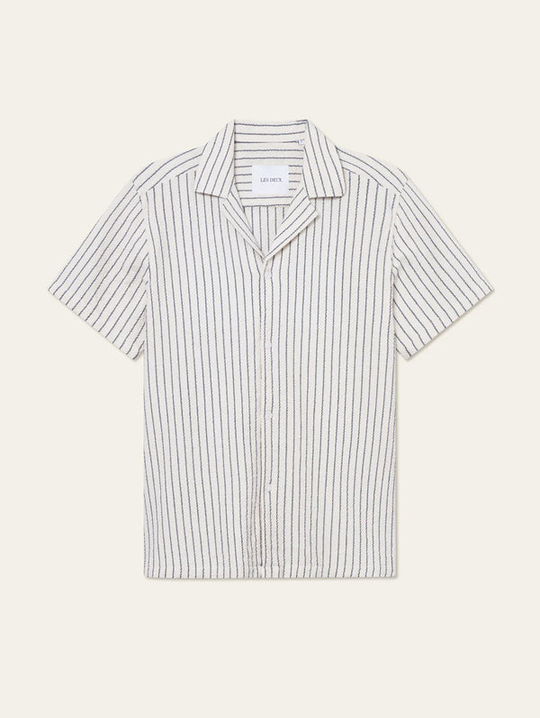 Lesley Structured Short Sleeve Shirt - Ivory