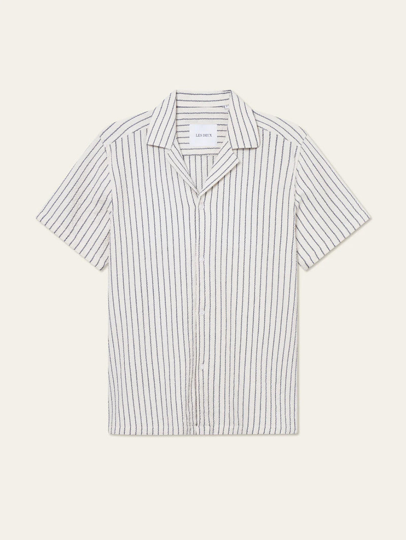 Lesley Structured Short Sleeve Shirt - Ivory