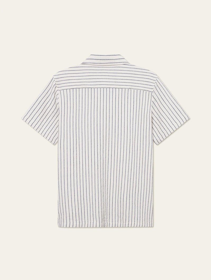 Lesley Structured Short Sleeve Shirt - Ivory
