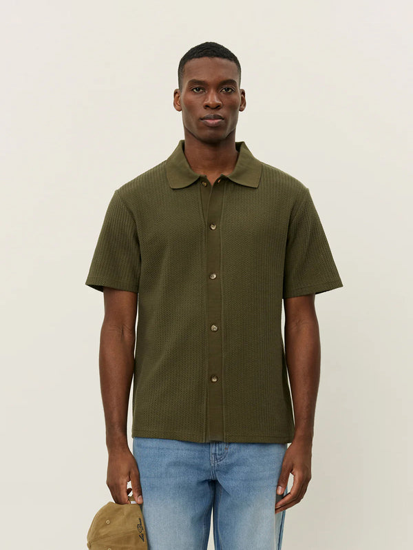 Axel Jersey Polo - Olive Night