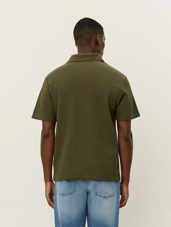 Axel Jersey Polo - Olive Night